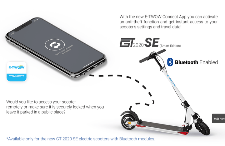 New E-twow GT SL (Smart Edition)- Electric Scooter - Lifty Electric Scooters