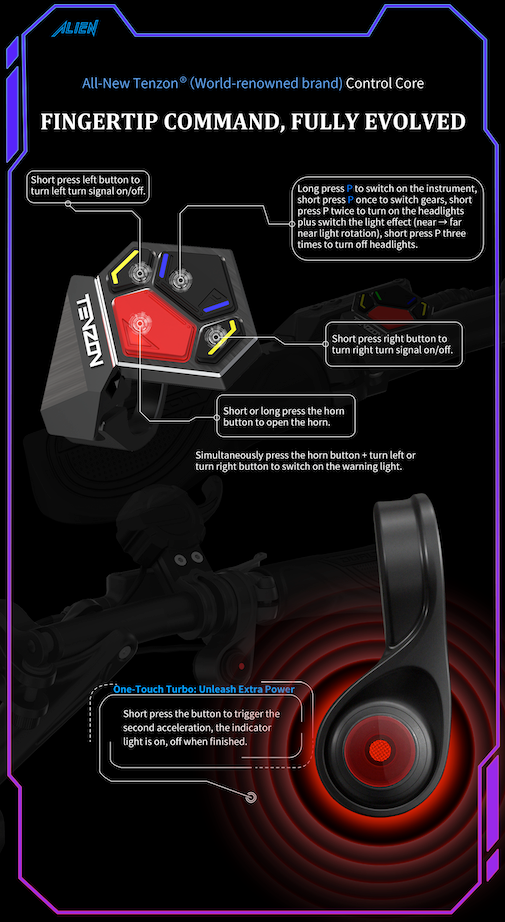 DUALTRON SONIC MODEL A ALIEN ( DUALTRON THUNDER 4 ) - Lifty Electric Scooters