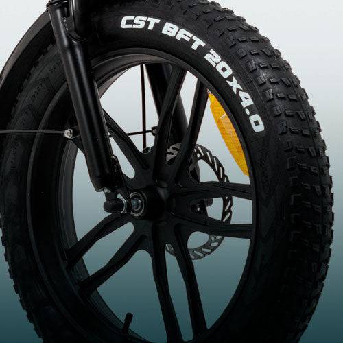 Electric Fat Tyre Bike Youin Dakar - Lifty Electric Scooters