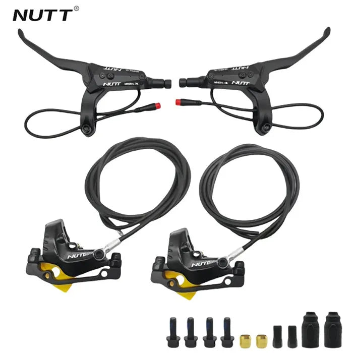 NUTT 4 Piston Oil Disc Brake Kit (RIGHT SIDE SYSTEMS ) - Lifty Electric Scooters
