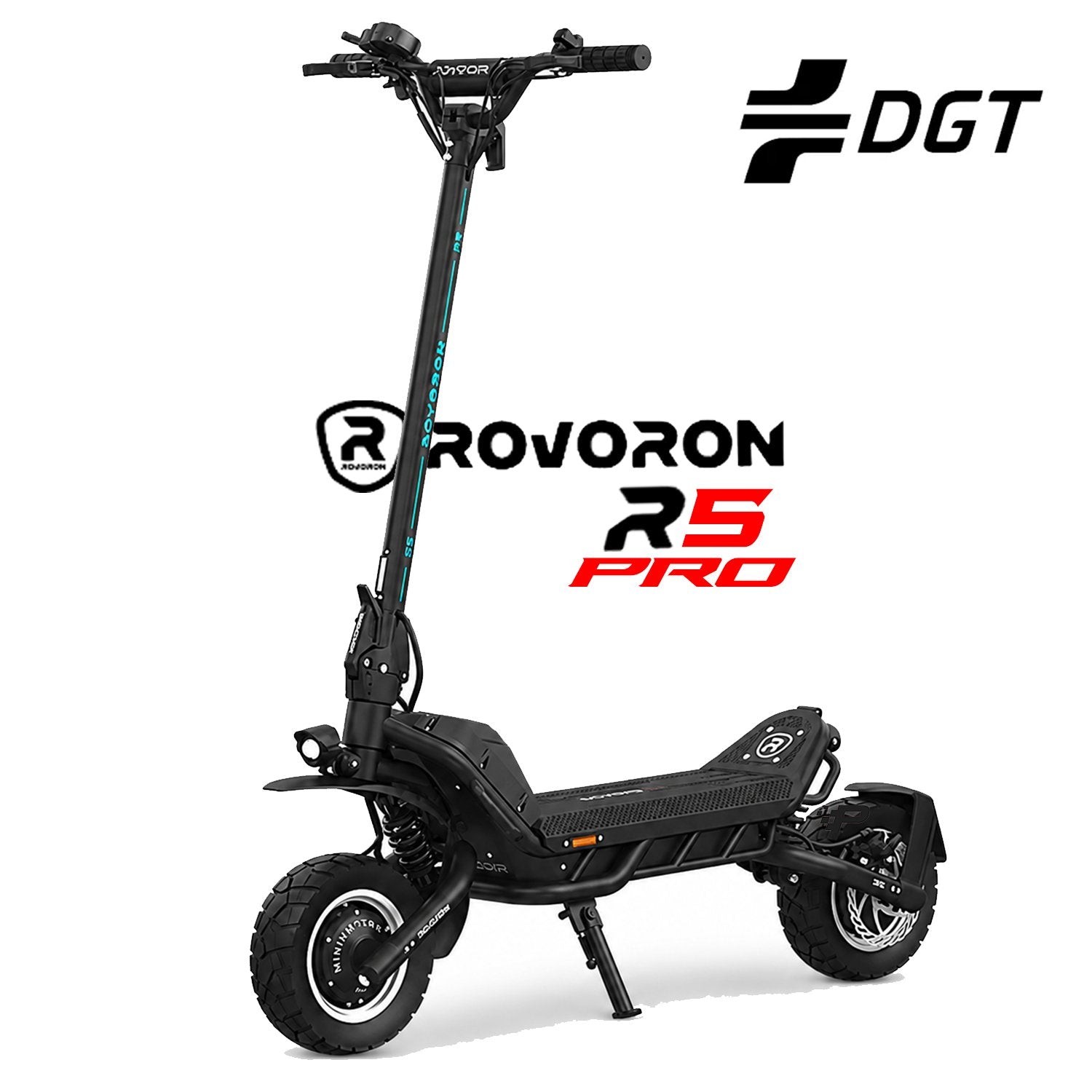Rovoron R5 Pro electric scooter in black — pre-order at Lifty Electrics Ireland
