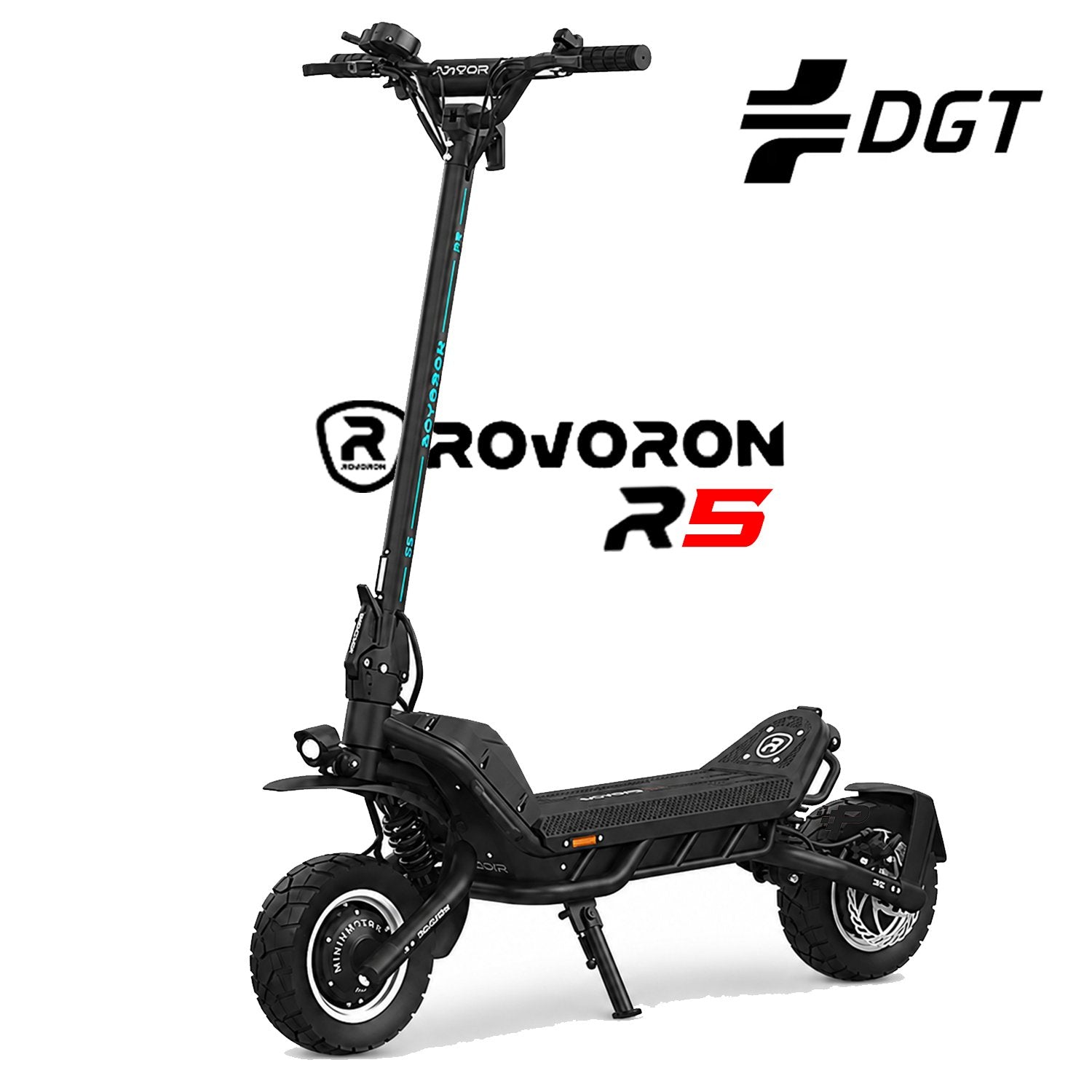 Rovoron R5 electric scooter in black — pre-order at Lifty Electrics Ireland