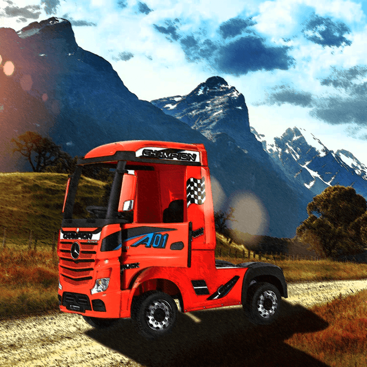 Lorry Injusa Mercedes Benz Actros Red Radio control 12 V 2022 - Lifty Electrics