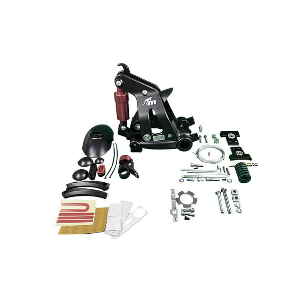 Red Monorim Rear Suspension