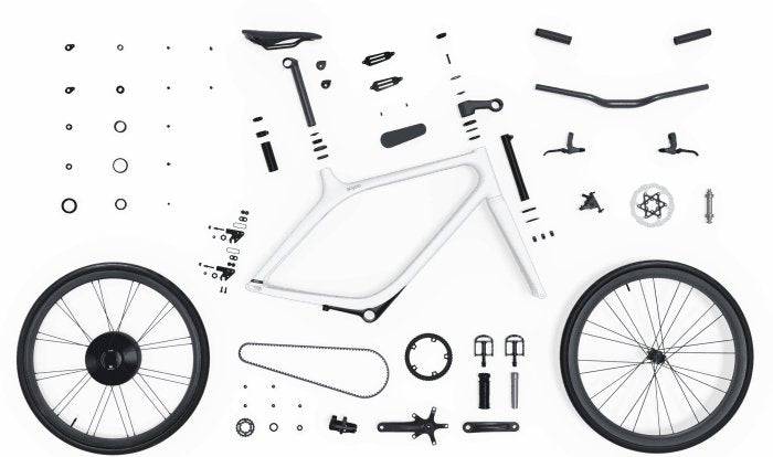 GOGORO EEYO 1S WHITE ( CARBON FIBER ) - Lifty Electrics